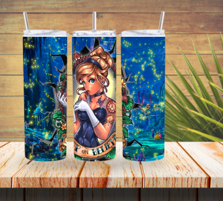 Tattooed Princess Tumbler (Cinderella)