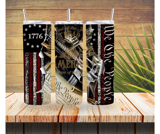 We the People 2nd Amendment Tumbler